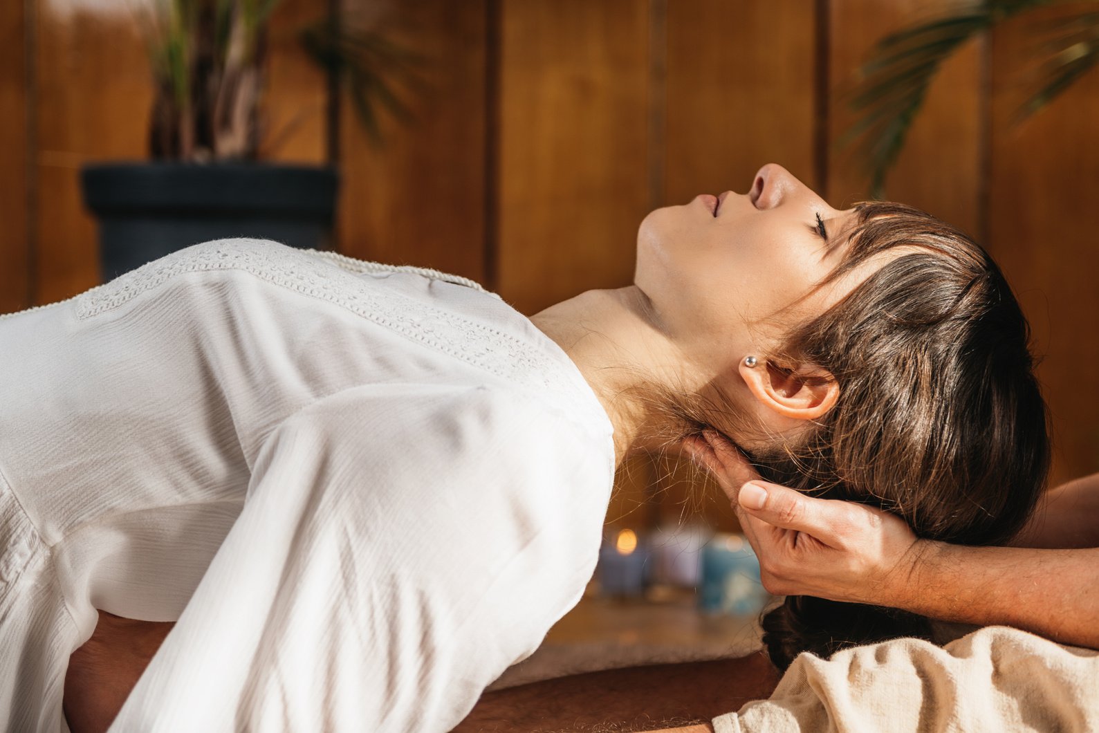 Thai Plough Pose Stretching - Holistic Approach to Healing the Body with Thai Massage